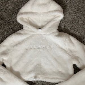 Balance Athletica Women’s Sherpa Hood-Cloud